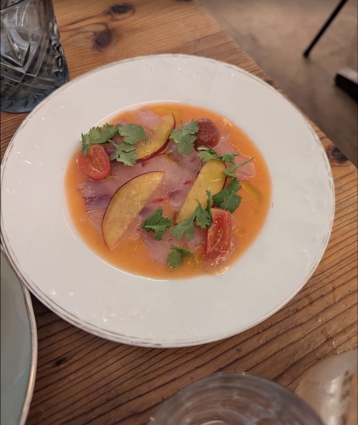 Tartare de corb, pêche et tomate aux Babines de Mars Marseille