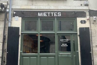 Façade de MIETTES, cave à manger au cœur du Vieux-Tours